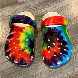 Tie-Dyed Crocs